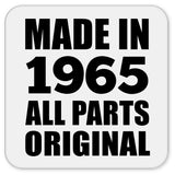 59th Birthday Made in 1965 All Parts Original - Drink Coaster
