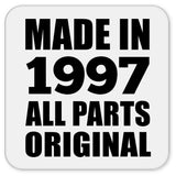 27th Birthday Made in 1997 All Parts Original - Drink Coaster