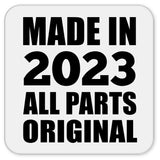1st Birthday Made in 2023 All Parts Original - Drink Coaster