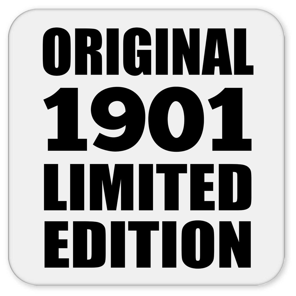 123rd Birthday Original 1901 Limited Edition - Drink Coaster