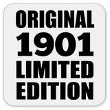 123rd Birthday Original 1901 Limited Edition - Drink Coaster