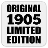 119th Birthday Original 1905 Limited Edition - Drink Coaster