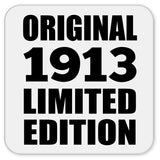111th Birthday Original 1913 Limited Edition - Drink Coaster