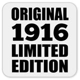 108th Birthday Original 1916 Limited Edition - Drink Coaster