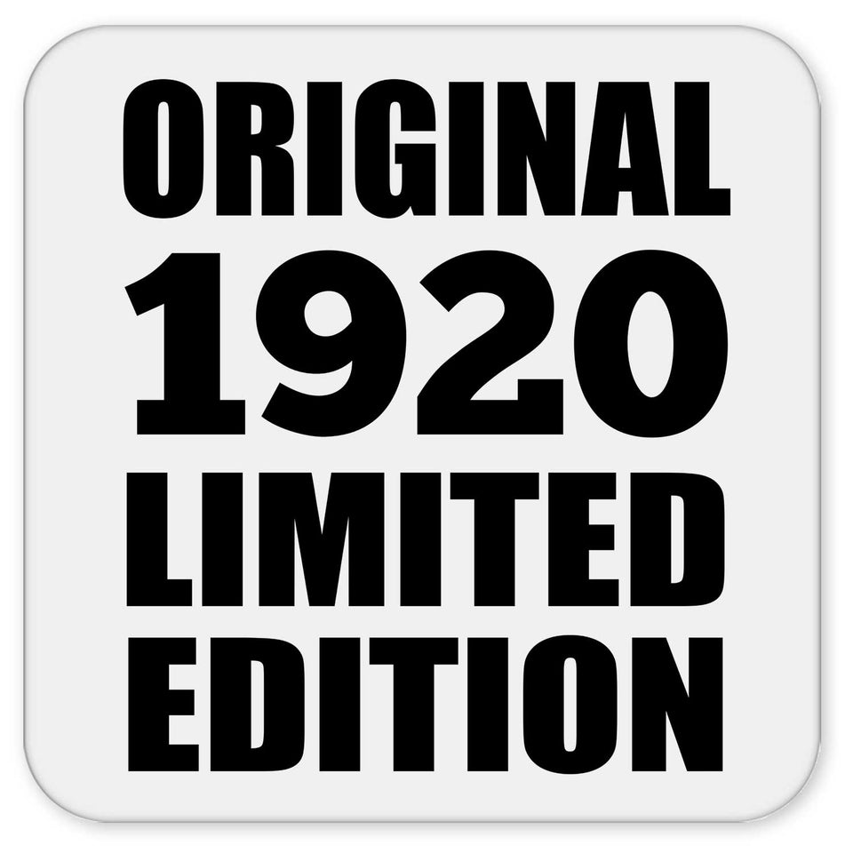 104th Birthday Original 1920 Limited Edition - Drink Coaster