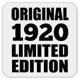 104th Birthday Original 1920 Limited Edition - Drink Coaster