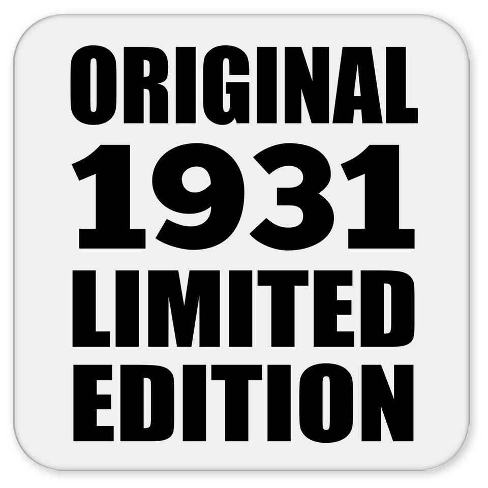 93rd Birthday Original 1931 Limited Edition - Drink Coaster