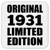93rd Birthday Original 1931 Limited Edition - Drink Coaster