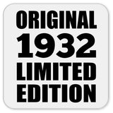 92nd Birthday Original 1932 Limited Edition - Drink Coaster
