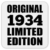 90th Birthday Original 1934 Limited Edition - Drink Coaster