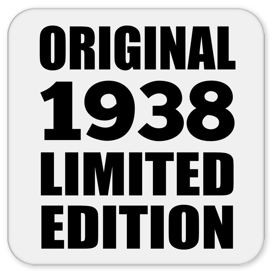 86th Birthday Original 1938 Limited Edition - Drink Coaster