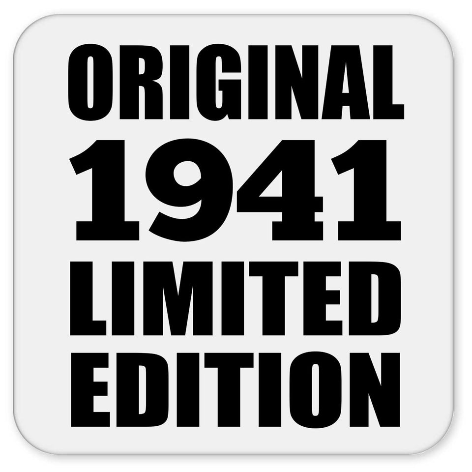 83rd Birthday Original 1941 Limited Edition - Drink Coaster