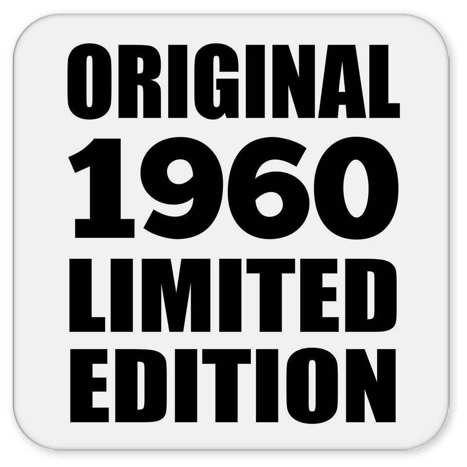 64th Birthday Original 1960 Limited Edition - Drink Coaster