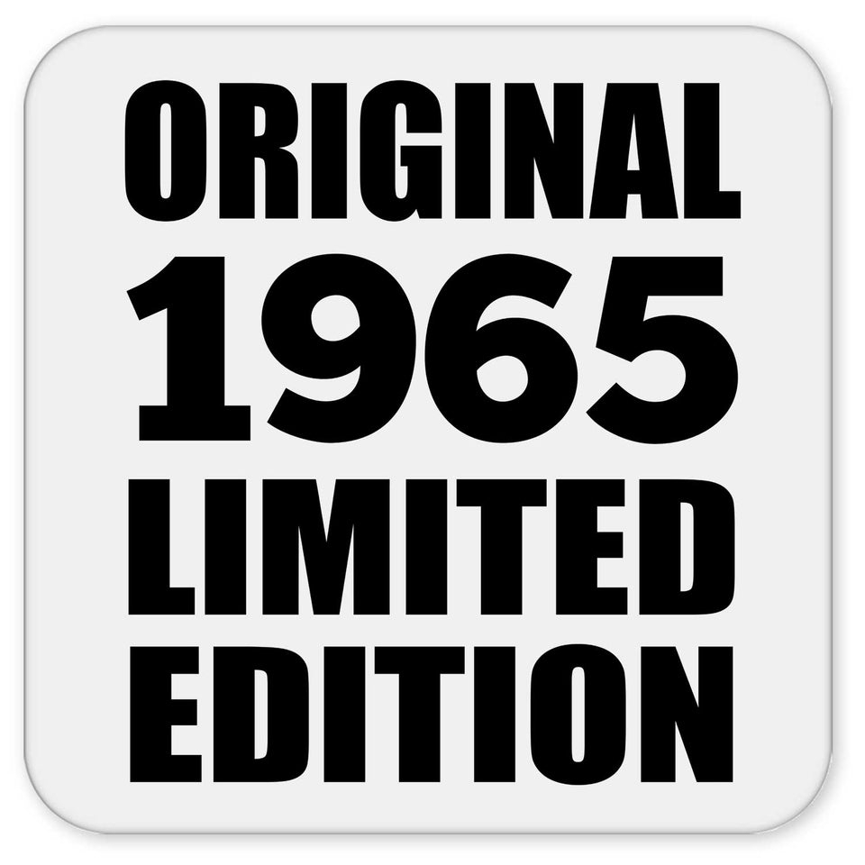 59th Birthday Original 1965 Limited Edition - Drink Coaster