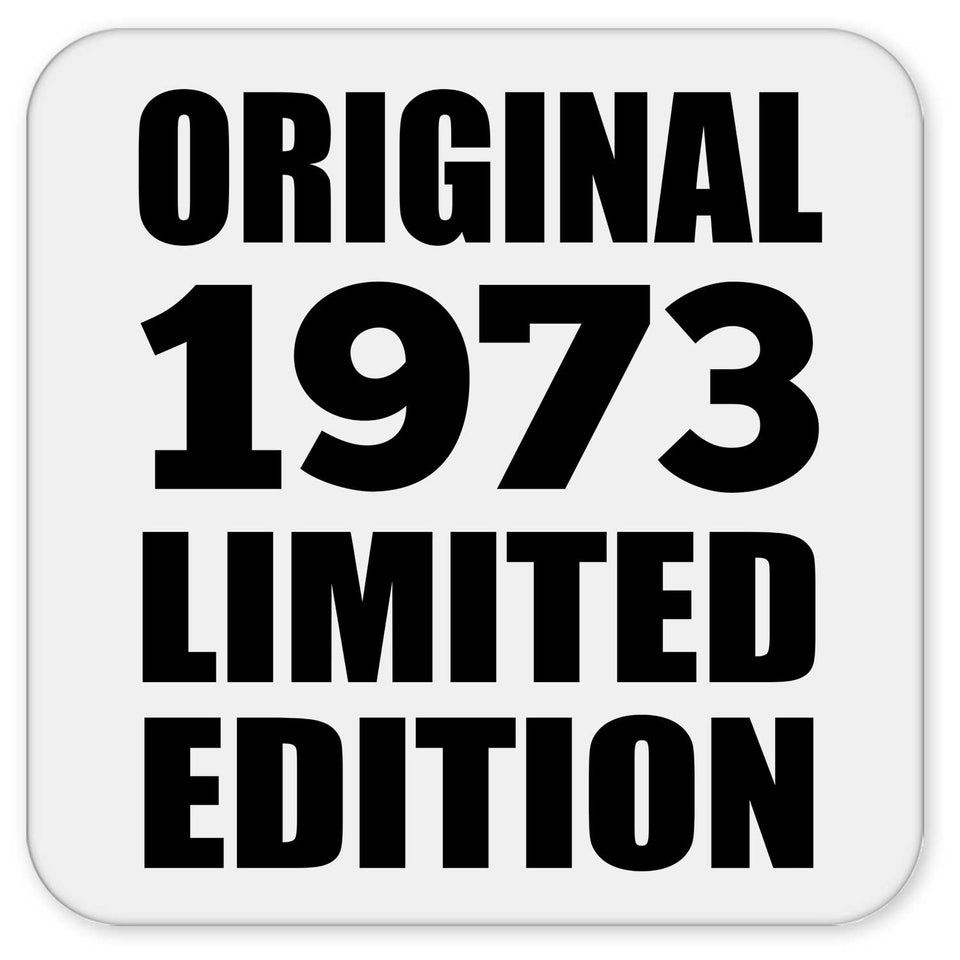 51st Birthday Original 1973 Limited Edition - Drink Coaster