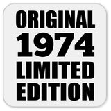 50th Birthday Original 1974 Limited Edition - Drink Coaster