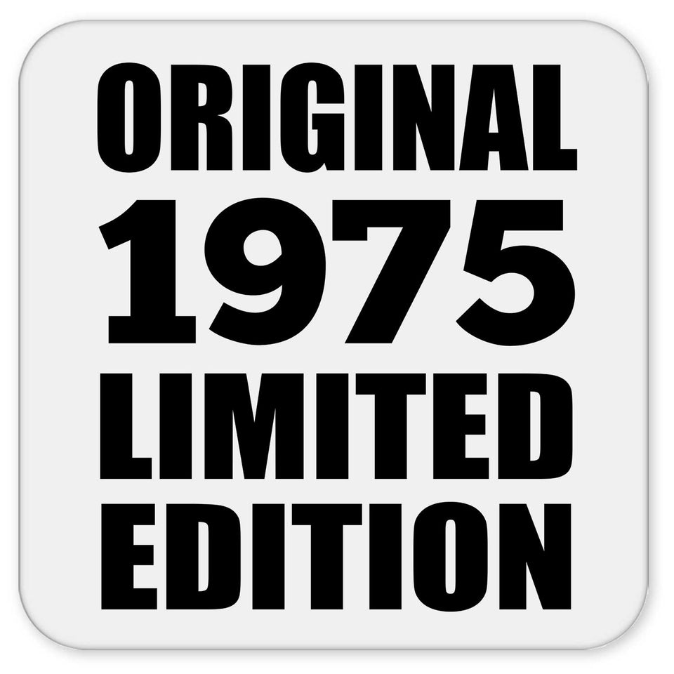 49th Birthday Original 1975 Limited Edition - Drink Coaster