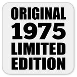 49th Birthday Original 1975 Limited Edition - Drink Coaster