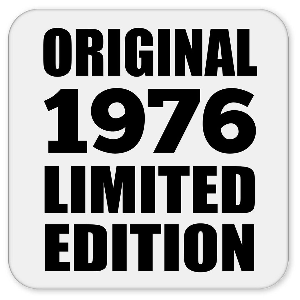 48th Birthday Original 1976 Limited Edition - Drink Coaster