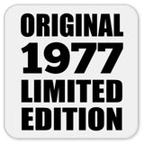 47th Birthday Original 1977 Limited Edition - Drink Coaster