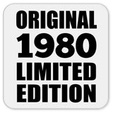 44th Birthday Original 1980 Limited Edition - Drink Coaster