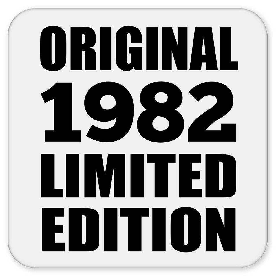 42nd Birthday Original 1982 Limited Edition - Drink Coaster