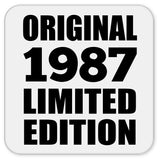 37th Birthday Original 1987 Limited Edition - Drink Coaster