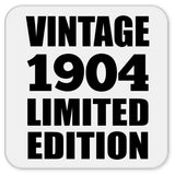 120th Birthday Vintage 1904 Limited Edition - Drink Coaster