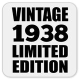 86th Birthday Vintage 1938 Limited Edition - Drink Coaster