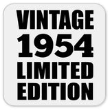 70th Birthday Vintage 1954 Limited Edition - Drink Coaster