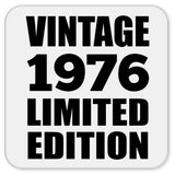 48th Birthday Vintage 1976 Limited Edition - Drink Coaster