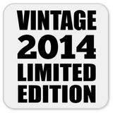 10th Birthday Vintage 2014 Limited Edition - Drink Coaster