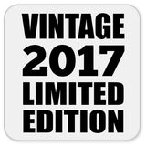 7th Birthday Vintage 2017 Limited Edition - Drink Coaster