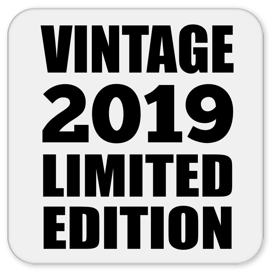 5th Birthday Vintage 2019 Limited Edition - Drink Coaster