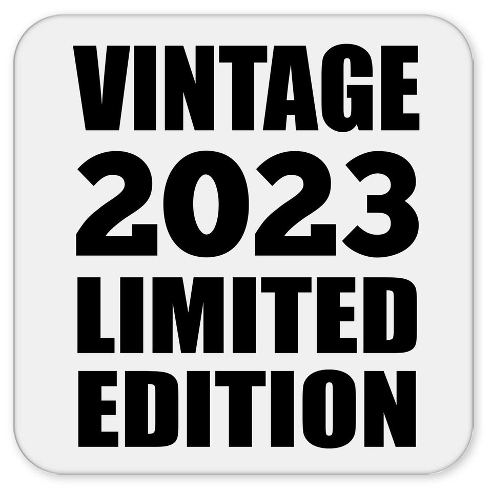1st Birthday Vintage 2023 Limited Edition - Drink Coaster