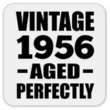 68th Birthday Vintage 1956 Aged Perfectly - Drink Coaster
