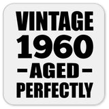 64th Birthday Vintage 1960 Aged Perfectly - Drink Coaster
