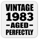 41st Birthday Vintage 1983 Aged Perfectly - Drink Coaster