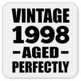 26th Birthday Vintage 1998 Aged Perfectly - Drink Coaster