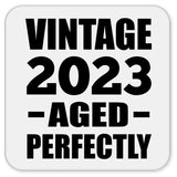 1st Birthday Vintage 2023 Aged Perfectly - Drink Coaster