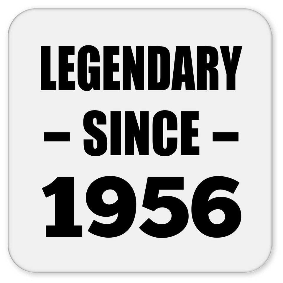 68th Birthday Legendary Since 1956 - Drink Coaster