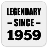 65th Birthday Legendary Since 1959 - Drink Coaster