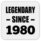 44th Birthday Legendary Since 1980 - Drink Coaster