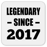 7th Birthday Legendary Since 2017 - Drink Coaster