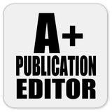 A+ Publication Editor - Drink Coaster