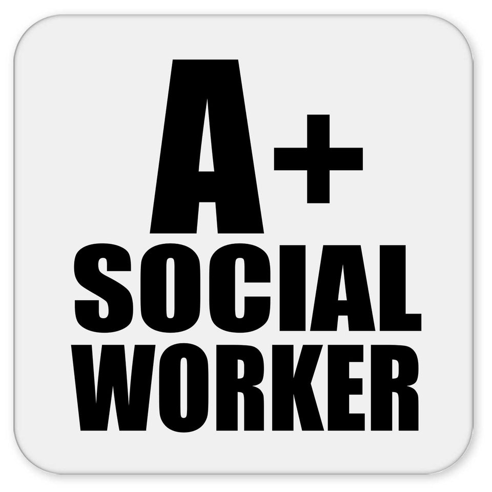 A+ Social Worker - Drink Coaster