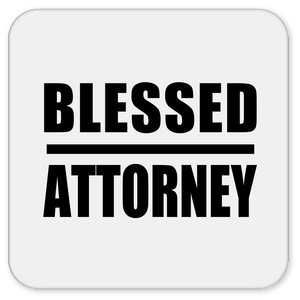 Blessed Attorney - Drink Coaster