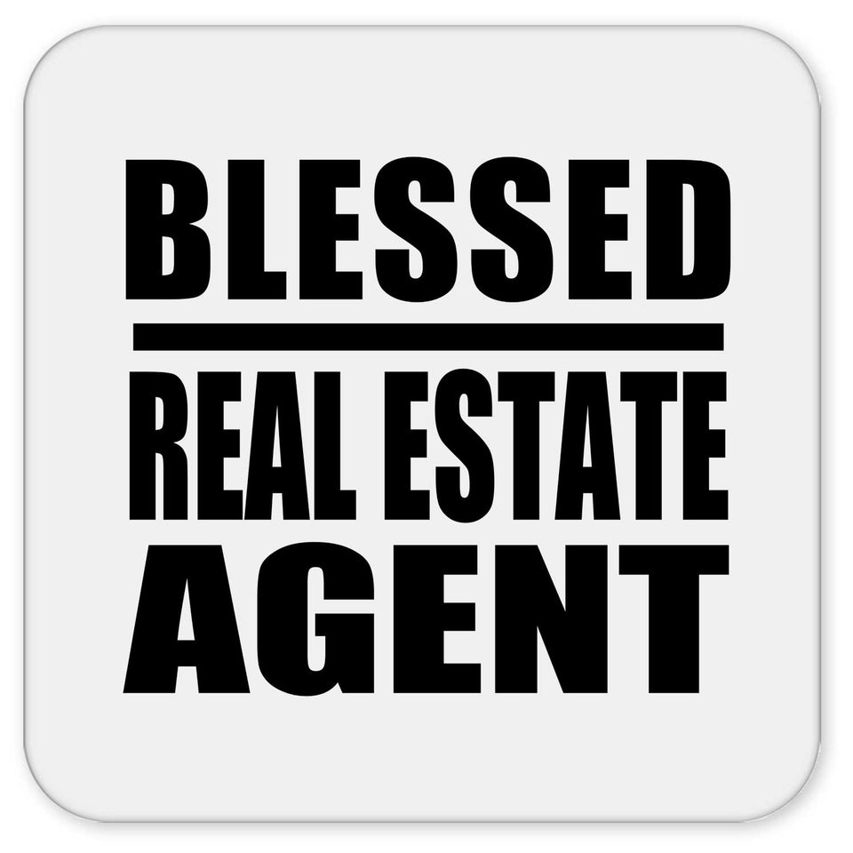 Blessed Real Estate Agent - Drink Coaster