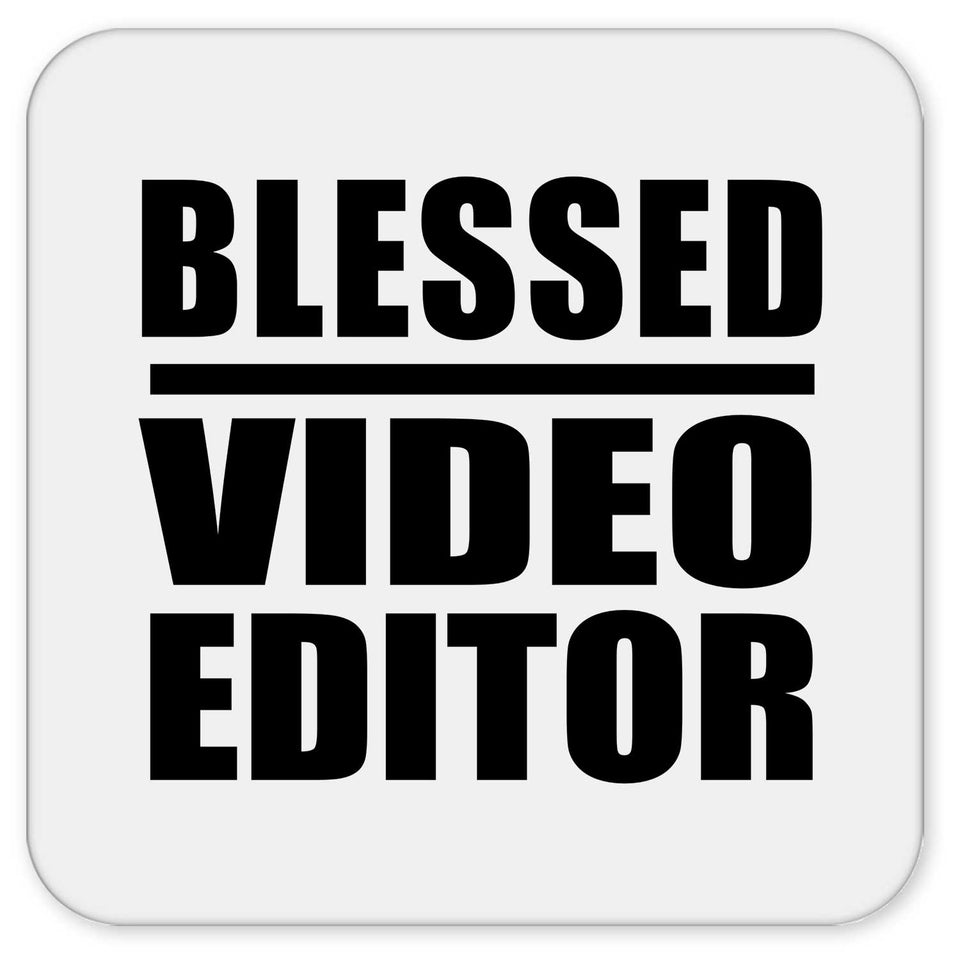 Blessed Video Editor - Drink Coaster