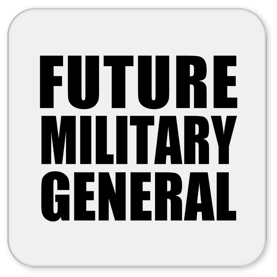 Future Military General - Drink Coaster